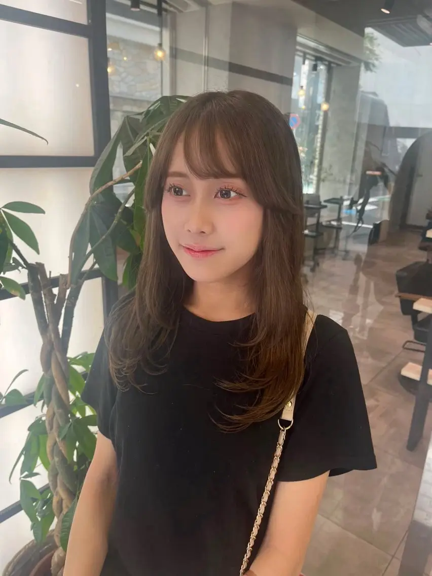 セミロング カラー 透明感カラー ヘアカラー 透明感カラー✨🫧/ 髪質改善/ Yuraのヘアスタイル