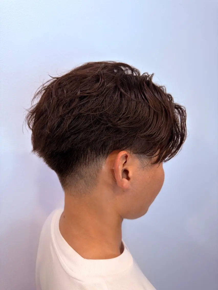 ショート パーマ メンズ メンズパーマ カット パーマ KOTKA 大山和希のヘアスタイル