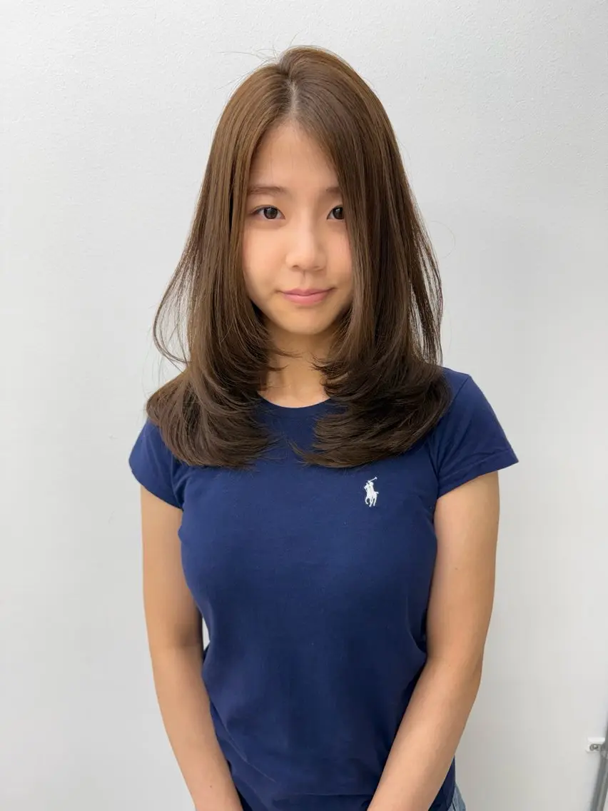 【カット+ワンカラー】¥5500✨レイヤーカット/ボブカット/透明感カラーの写真