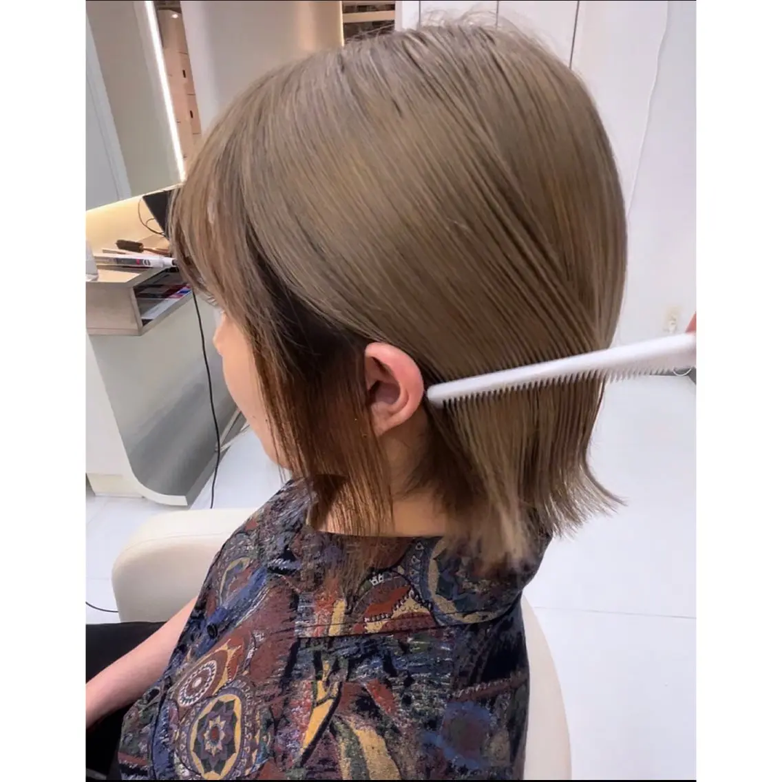 ミディアム 涼音 🫧前髪お助け美容師のヘアスタイル