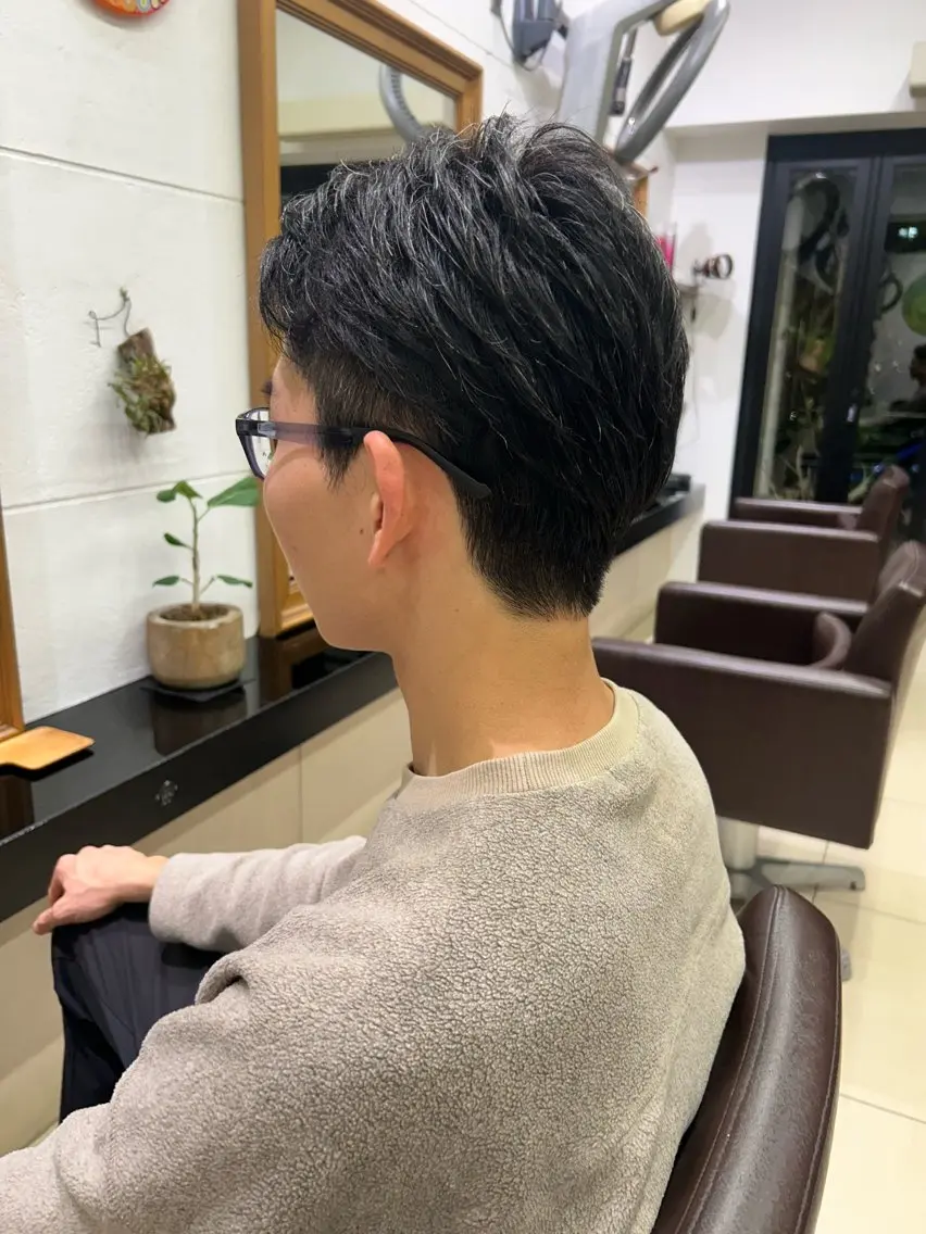 ショート メンズ 堀 瀬梨奈のヘアスタイル