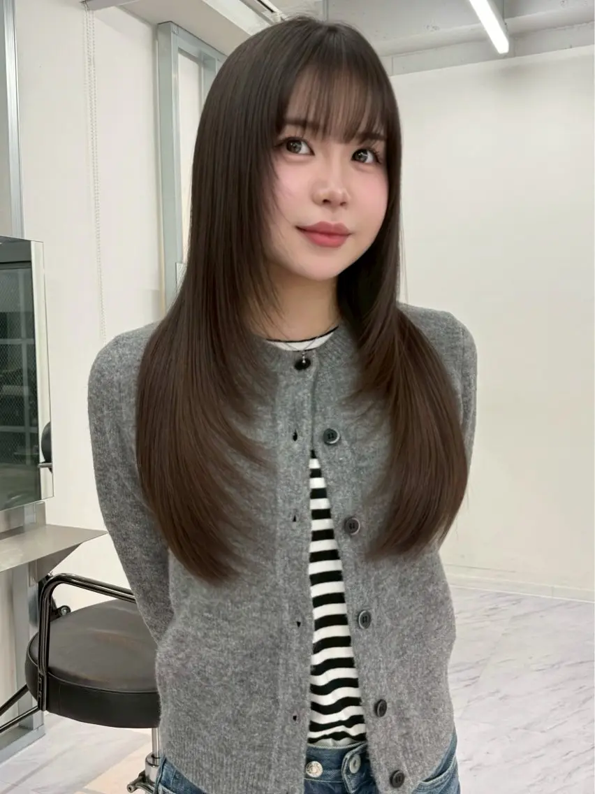 ロング ‎🤍髪質改善‎🤍 レイヤーカット‎🤍のヘアスタイル