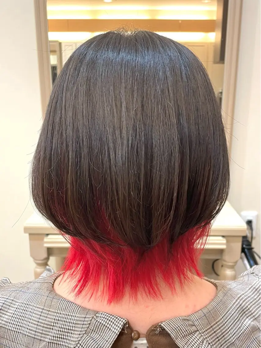 ショート カラー ヘアカラー トリートメント メンズパーマ🌀/ 中村郁未のヘアスタイル