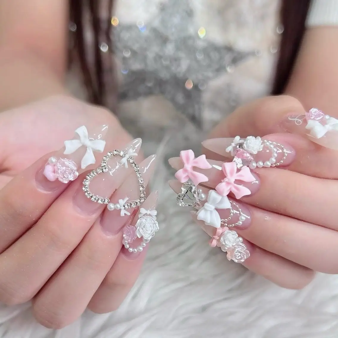 ネイル フットネイル フレンチネイル グラデーション 韓国ネイル ロングネイル ハンドネイル Hani Nail Salonのネイルデザイン