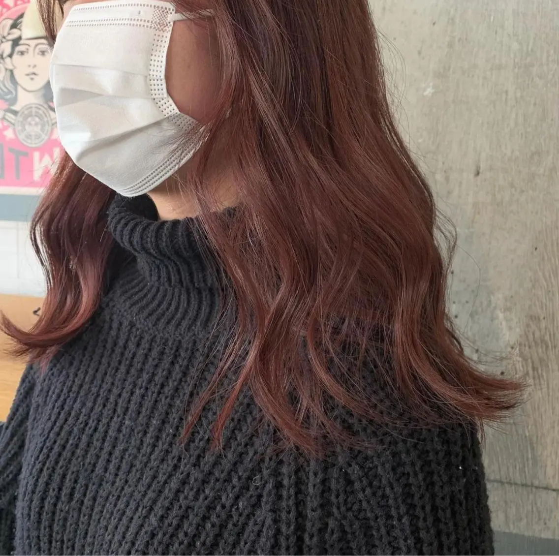 セミロング kiyono ⭐︎ダブルカラーのヘアスタイル