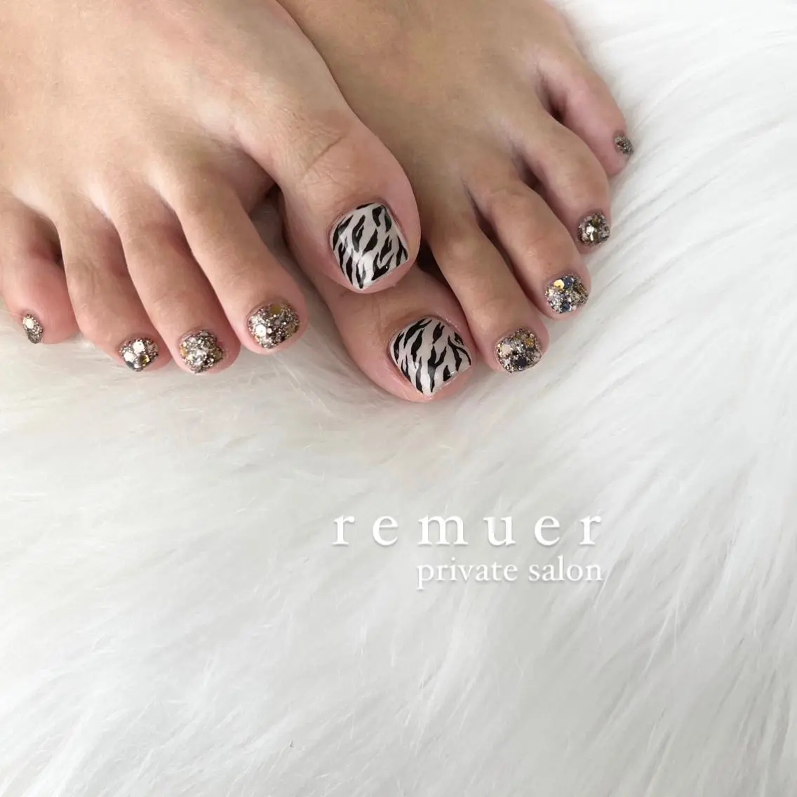 ネイル フットネイル nail salon remuerのネイルデザイン