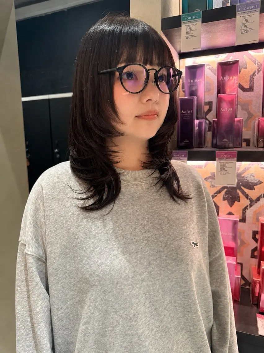 ミディアム rin☆ レイヤーのヘアスタイル