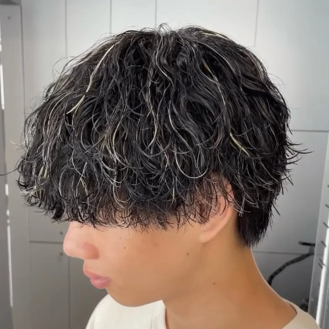 ミディアム カラー ヘアアレンジ メンズ fifth 石川 凪のヘアスタイル