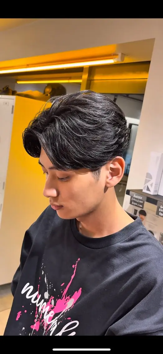 パーマ メンズ パーマ fifth 清水睦月のヘアスタイル