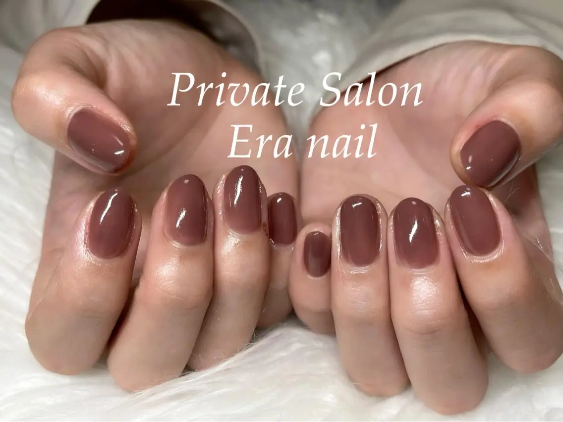 ネイル ワンカラーネイル ハンドネイル Era nailのネイルデザイン