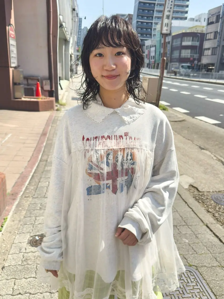 ミディアム 米澤 俊輔のヘアスタイル