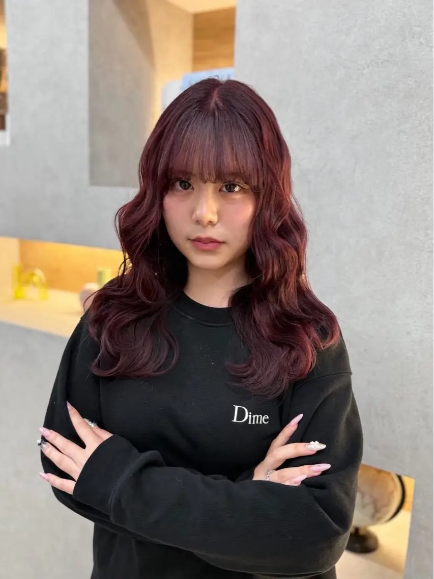 ロング カラー ヘアカラー 鷲見 成多郎のヘアスタイル