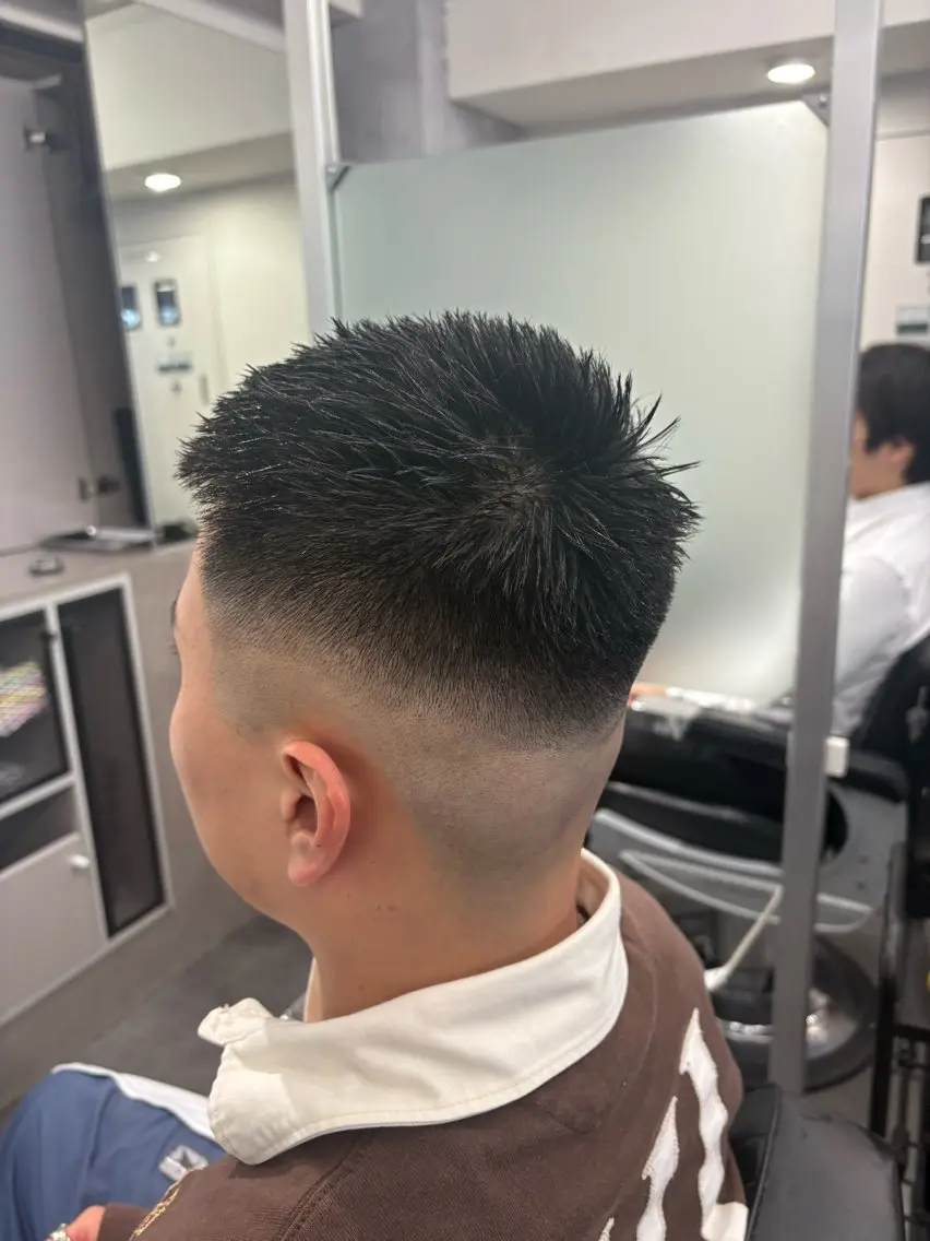 ショート メンズ カット パーマ 本間 颯太のヘアスタイル