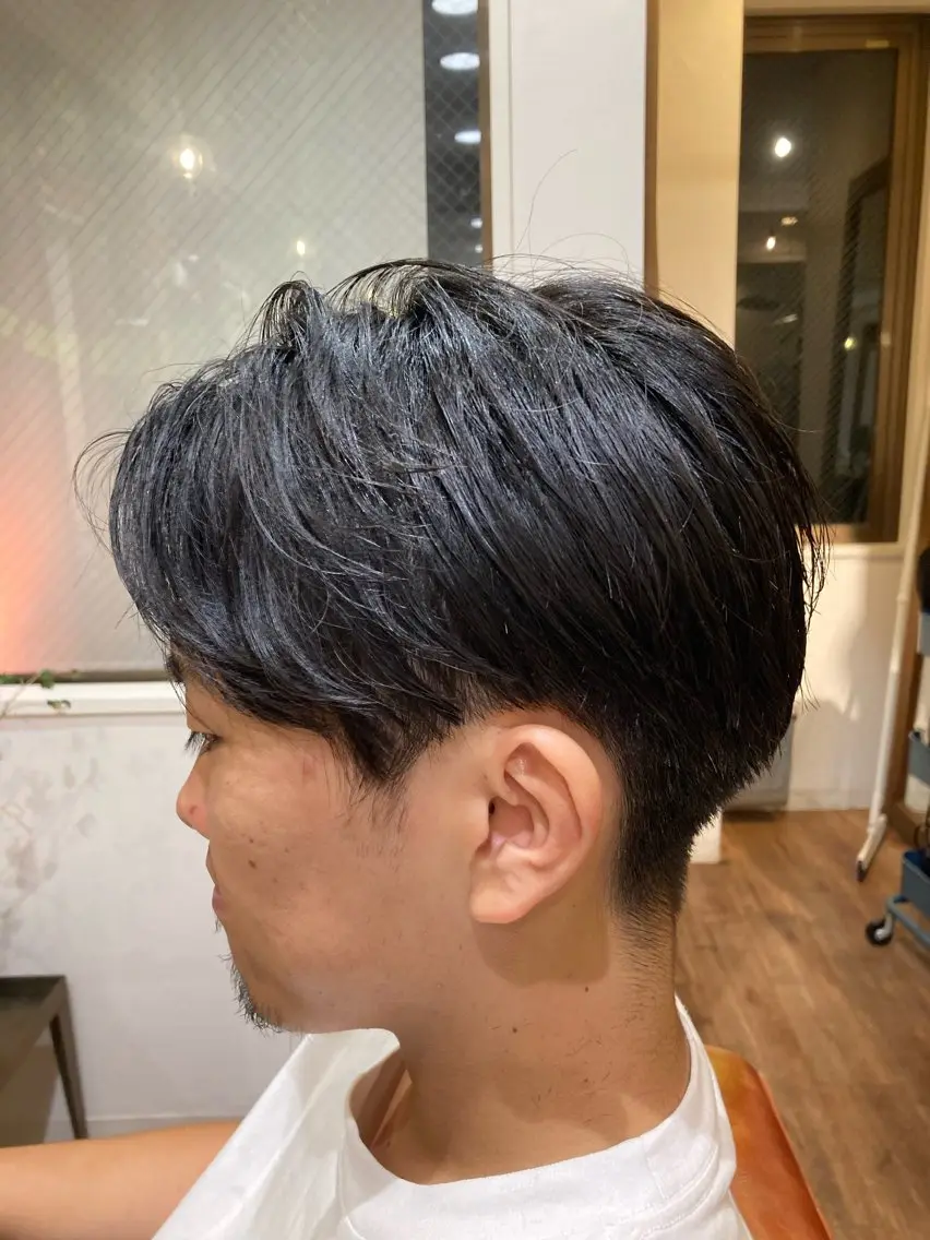 ショート メンズ 艶髪/透明感カラー 城下竜二のヘアスタイル