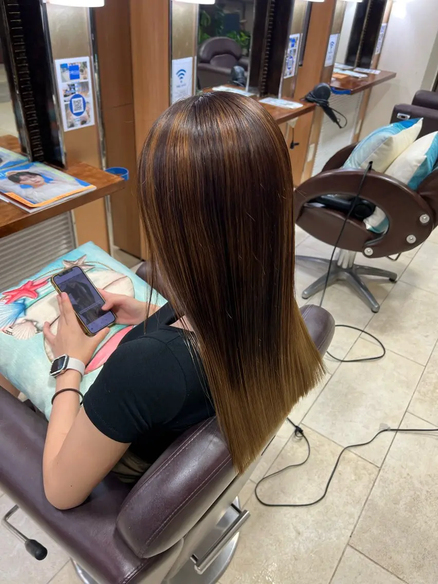 セミロング 後藤 優瞳のヘアスタイル
