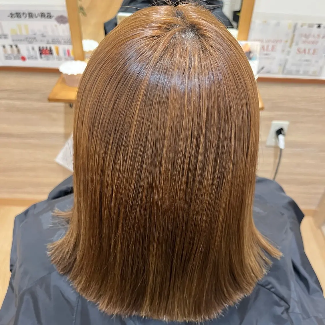 ミディアム 縮毛矯正 カット 縮毛矯正 トリートメント 🌼グレージュ 🌼渡辺歩🌼のヘアスタイル