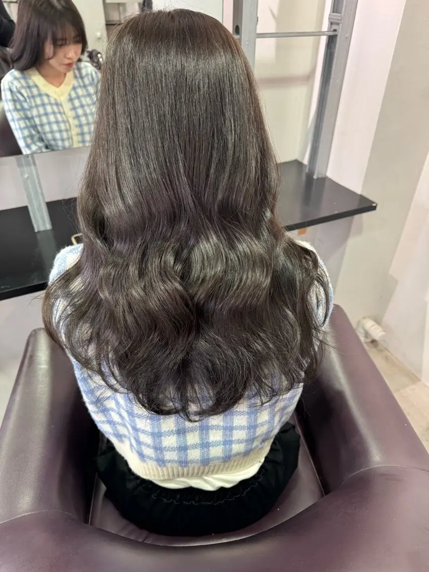 ロング カラー ベージュ透明感カラー 💟AYUMI💟のヘアスタイル