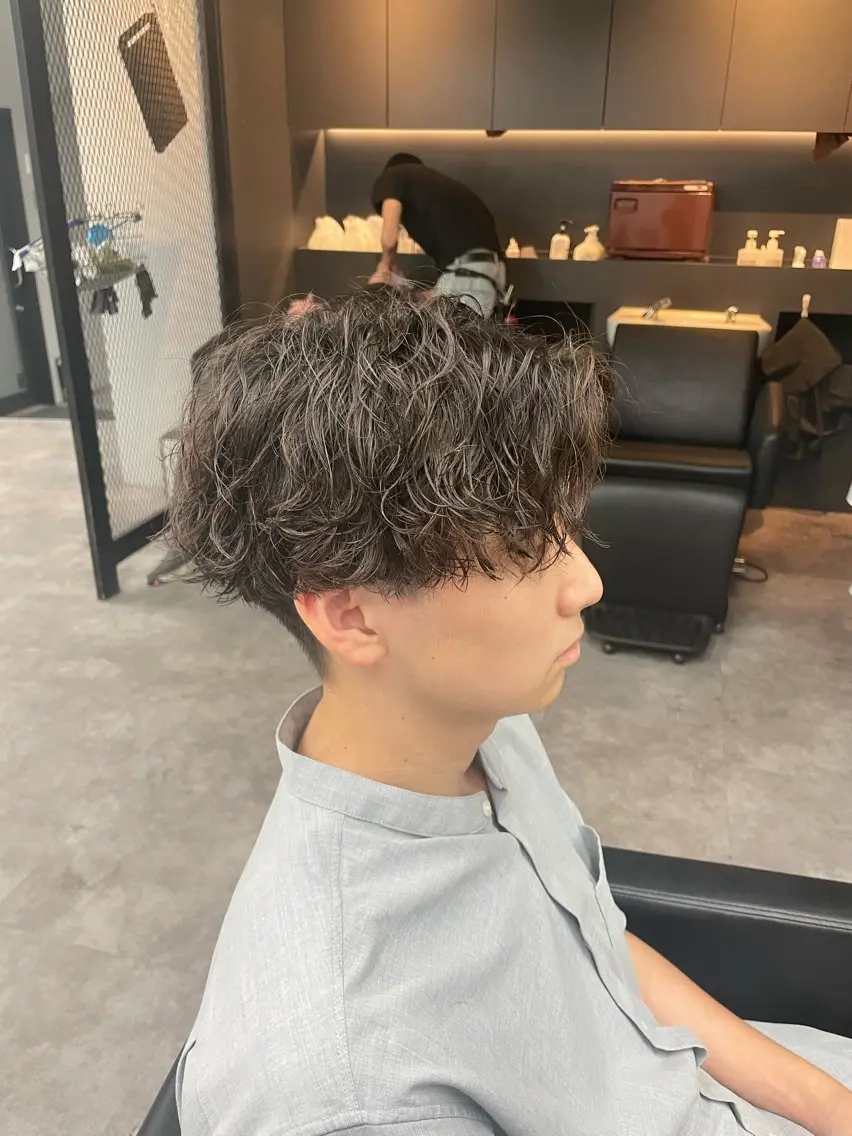 【ご新規様限定‼️】メンズカット+特殊パーマ🌀🌀の写真