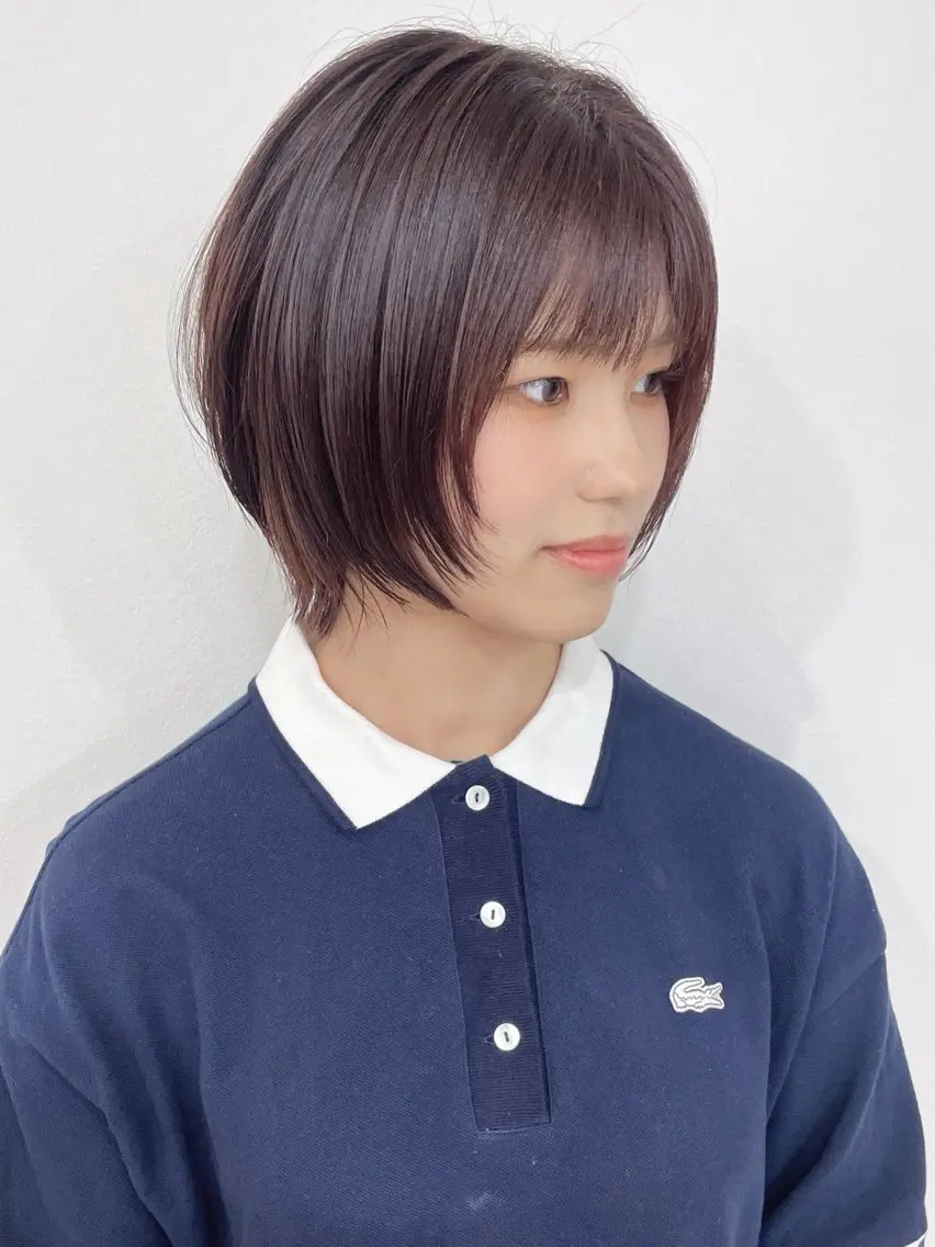 ショート 髪質改善縮毛矯正 ◽️河野泰貴のヘアスタイル