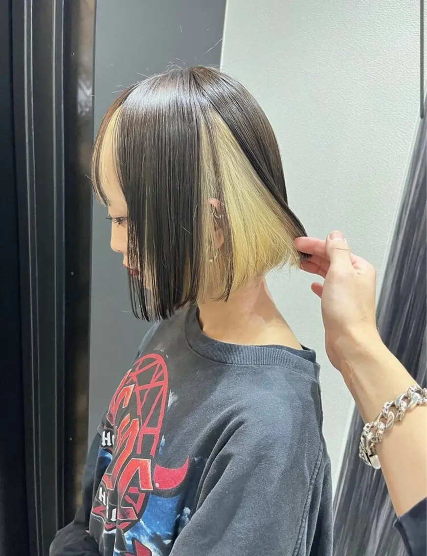 ショート カラー 心斎橋 Bunt@のヘアスタイル