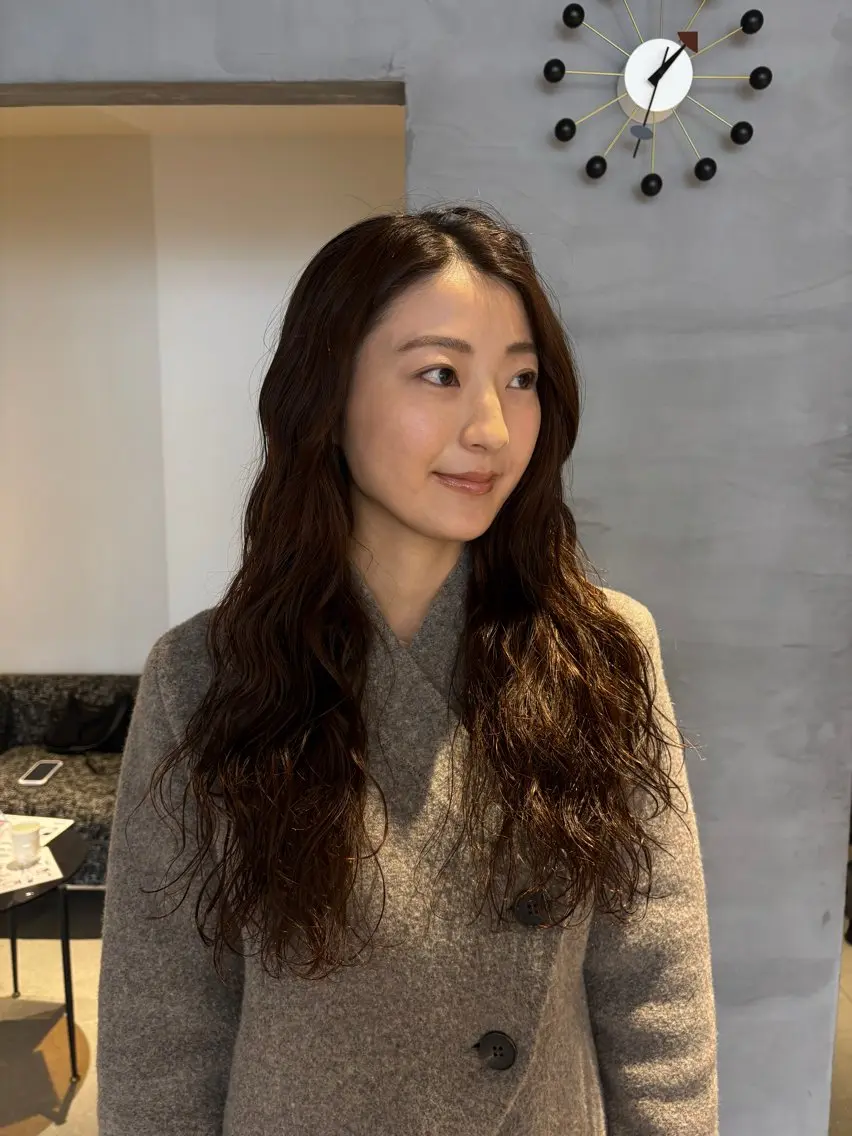 パーマ カット パーマ KAREN（ému） 伏見/カットモデルのヘアスタイル