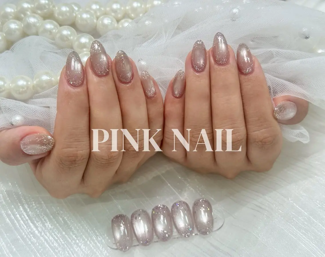 ネイル ハンドネイル pink nailのその他イメージ