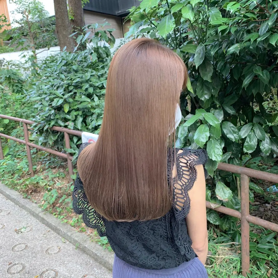 ロング カット ヘアカラー トリートメント little 小濱彰太のヘアスタイル