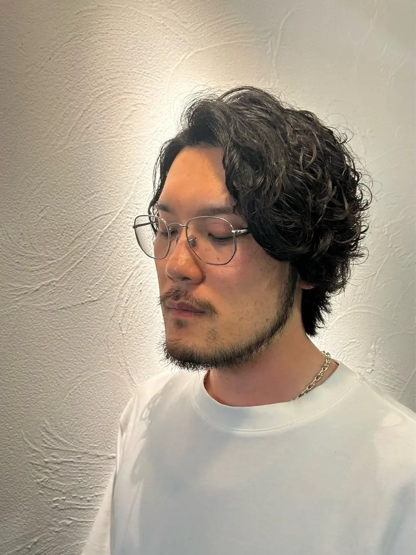 ミニモ学割 メンズカット+パーマの写真