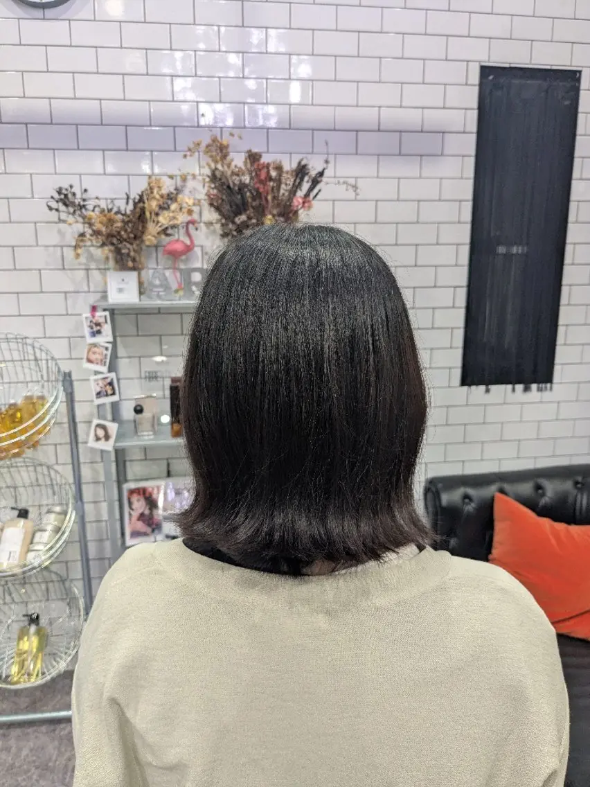 ミディアム 多田 遥香のヘアスタイル