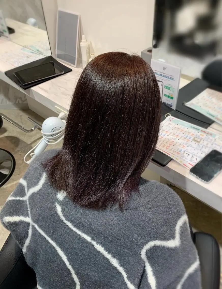 ミディアム ヘアカラー Mio /浜松美容室のヘアスタイル