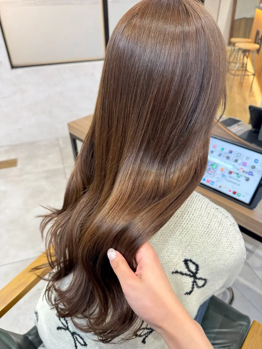 【🌟minimo限定】透明感🆙ブリーチなしダブルカラー💛の写真