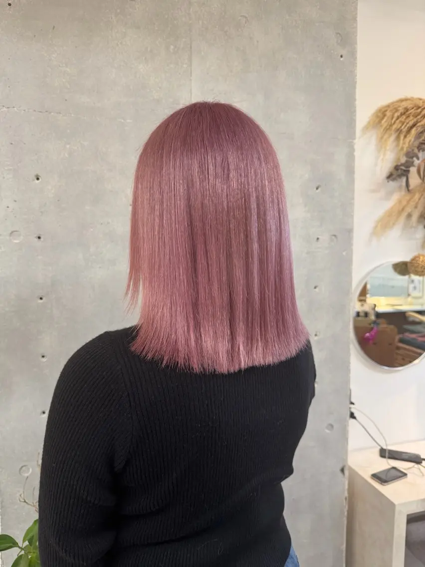 カラー 鈴木 花菜のヘアスタイル