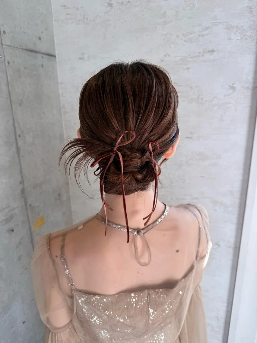 ヘアアレンジ ヘアセット 🎀ヘアセット/艶髪 /はやしほのか🎀のヘアスタイル