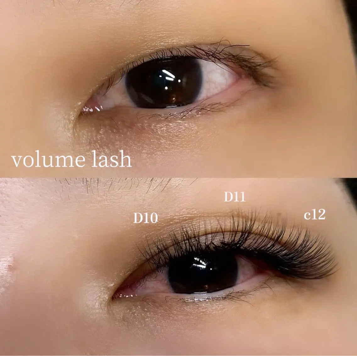 マツエク・マツパ 目尻長め ボリュームラッシュ Franc2 eyelashのマツエク・マツパデザイン
