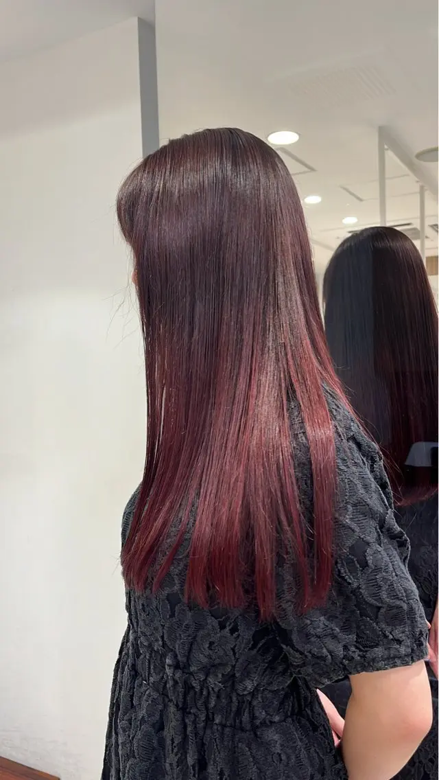 ロング カラー ロング カット ヘアカラー トリートメント ヘッドスパ 艶髪【カラー支持率 No.1】リノ🪐のヘアスタイル