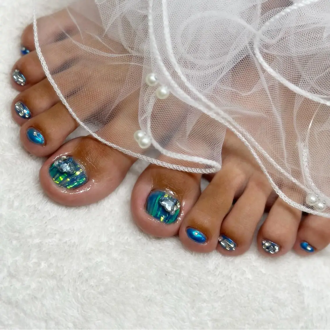 ネイル フットネイル 夏ネイル フットネイル ri.em.da mariのネイルデザイン