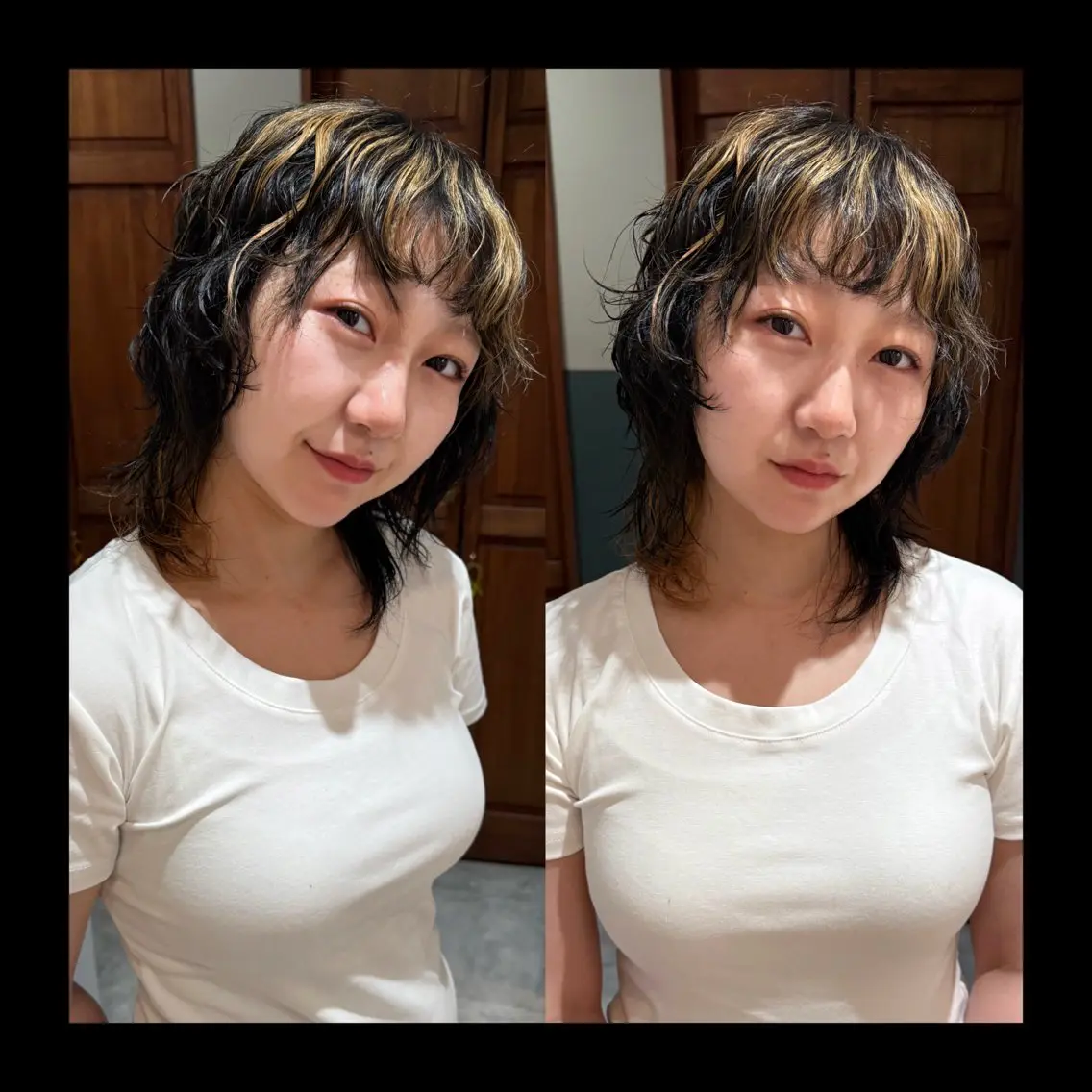 ミディアム カラー パーマ 似合わせカット カット パーマ mai / linoah˚✧のヘアスタイル