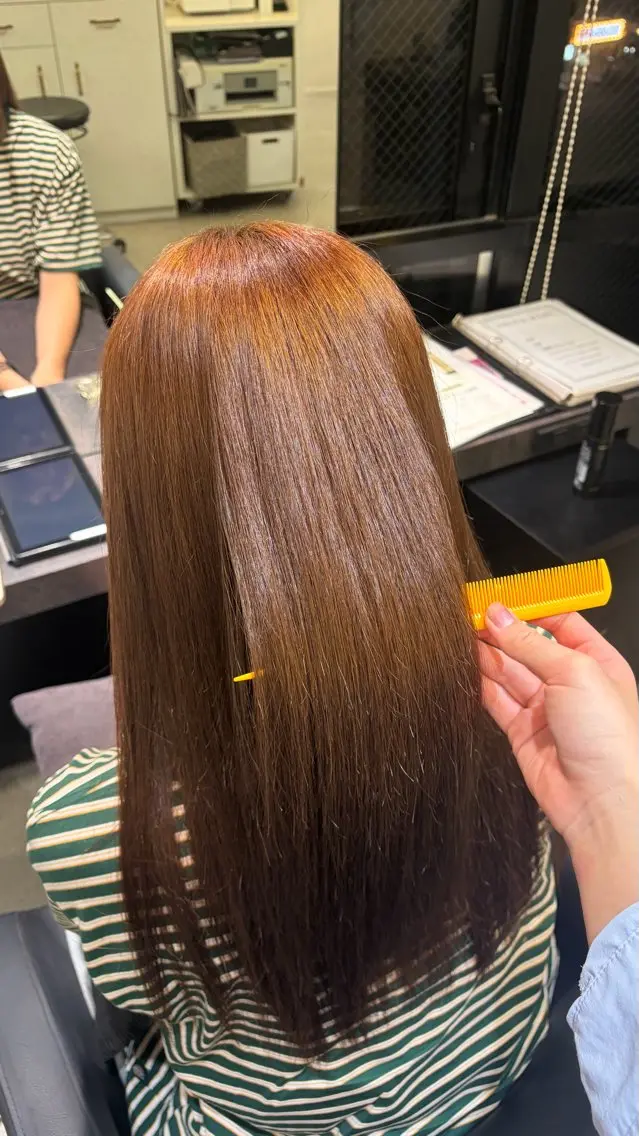 縮毛矯正 森下 美穂のヘアスタイル