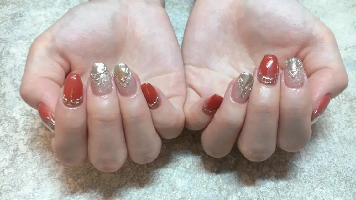 ネイル ハンドネイル LOVE NAIL 💕Sonoのネイルデザイン
