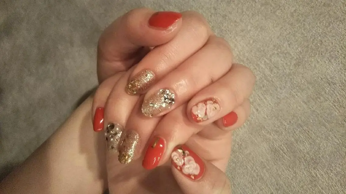 ネイル 成人式 private salon mieのネイルデザイン