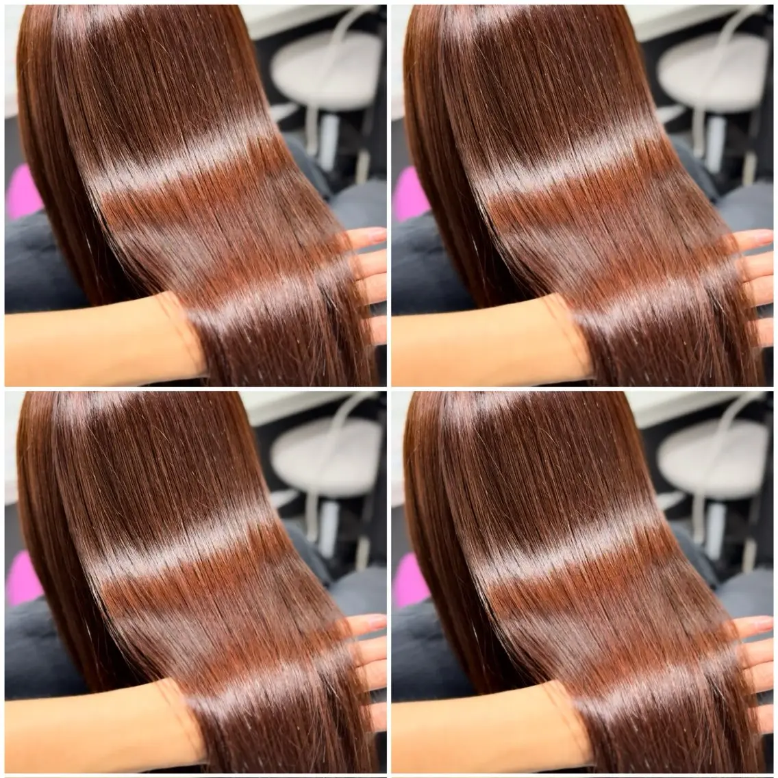 ロング カラー 髪質改善 艶髪矯正 エクステ かいり✂️のヘアスタイル