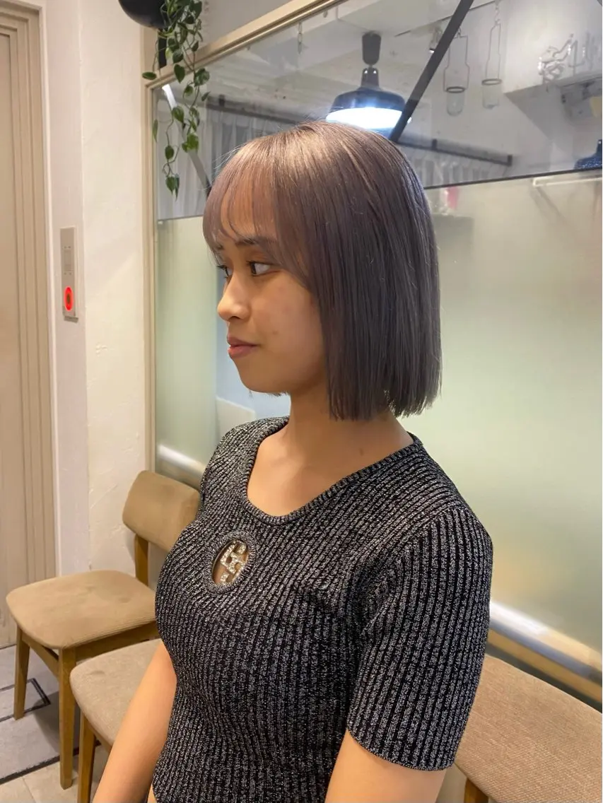 カラー ヘアカラー トリートメント Lomalia／ yuzuki🤎ᐩᕀのヘアスタイル