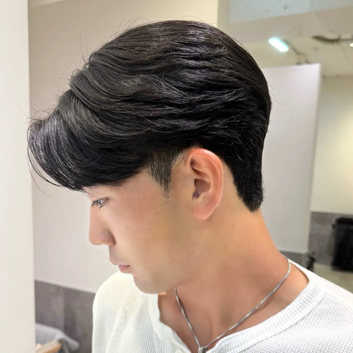メンズ カット 縮毛矯正 センターパート特化/ メンズカット/ヒロキのヘアスタイル