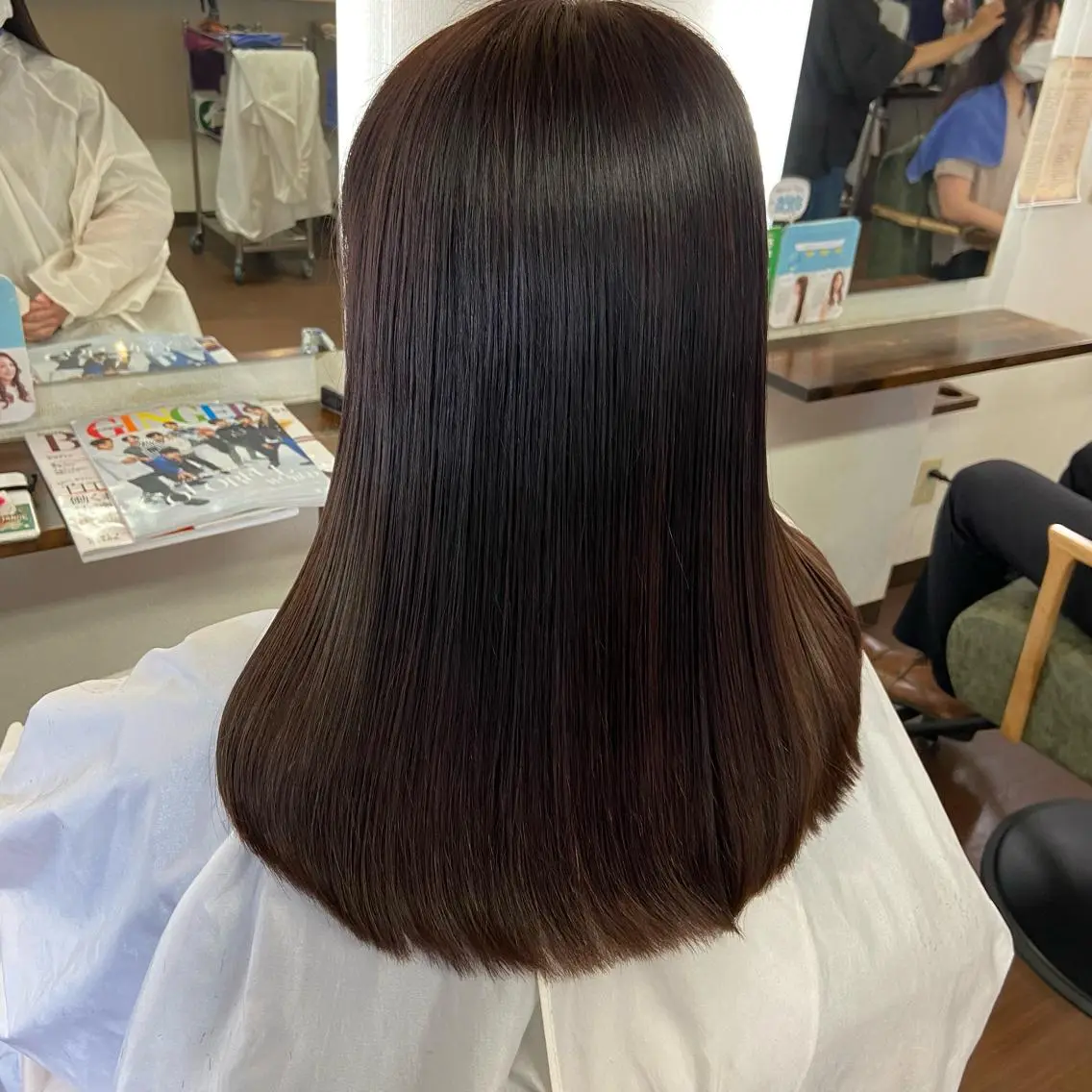 ロング カラー 💜推しインナー カラー/菊池柊真💜のヘアスタイル