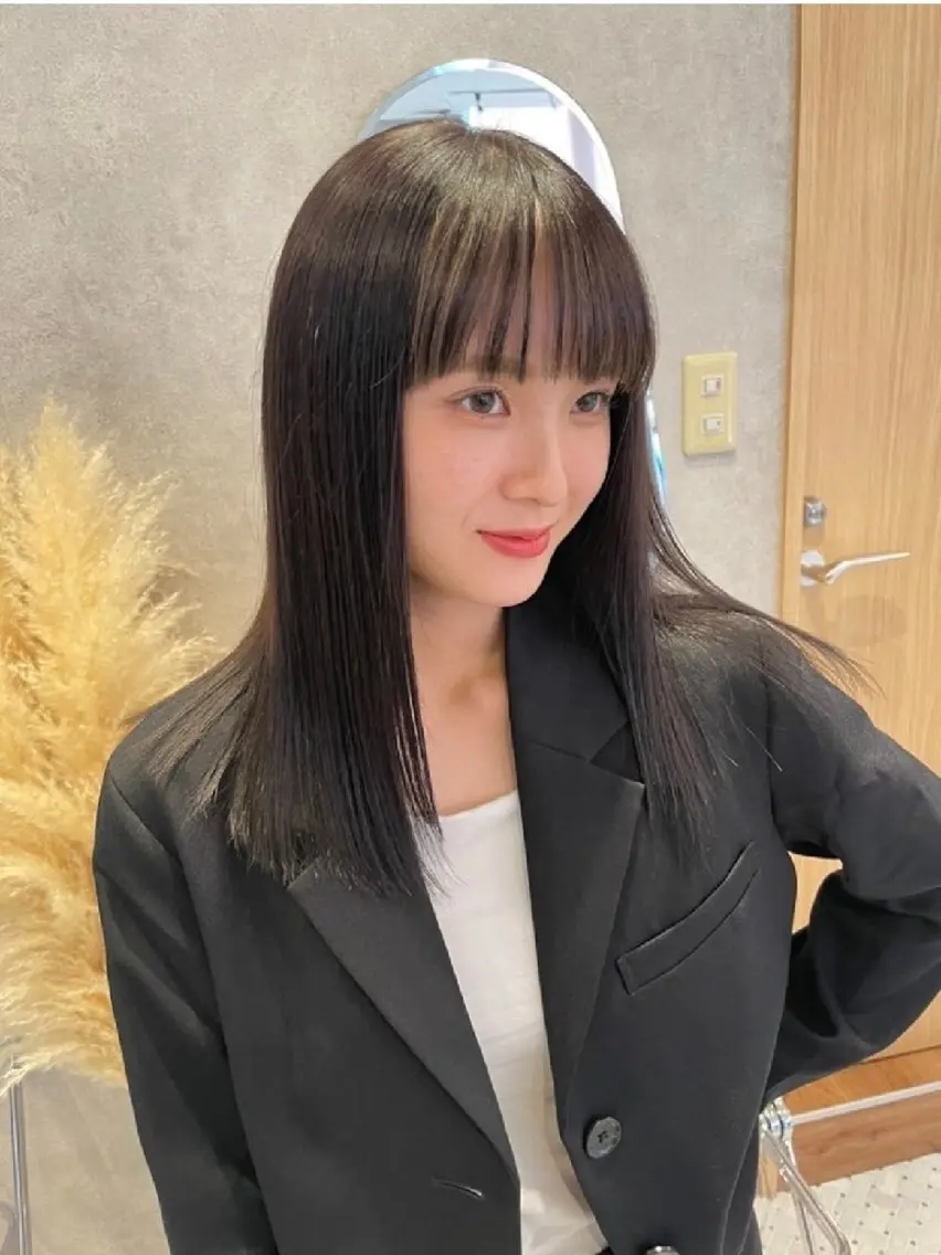 セミロング カラー ヘアアレンジ カット ヘアカラー トリートメント SATO｜ReFa 認定サロン 西荻窪のヘアスタイル