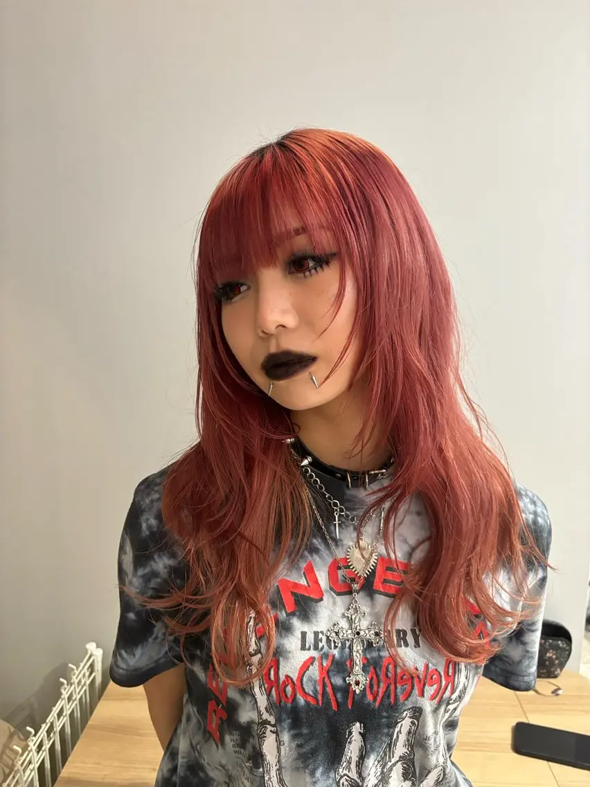 ロング ハッシュカット 🐼 こゆきのヘアスタイル