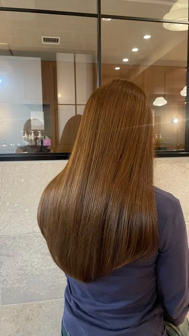ロング カット ヘアカラー トリートメント 銀座ボブカラーパーマ misakiのヘアスタイル