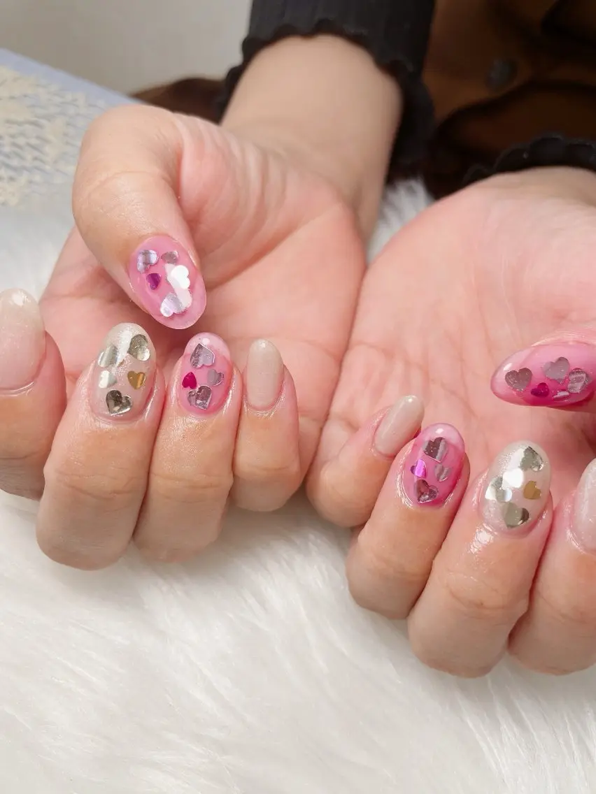 ネイル ハート nailsalon Rinのネイルデザイン