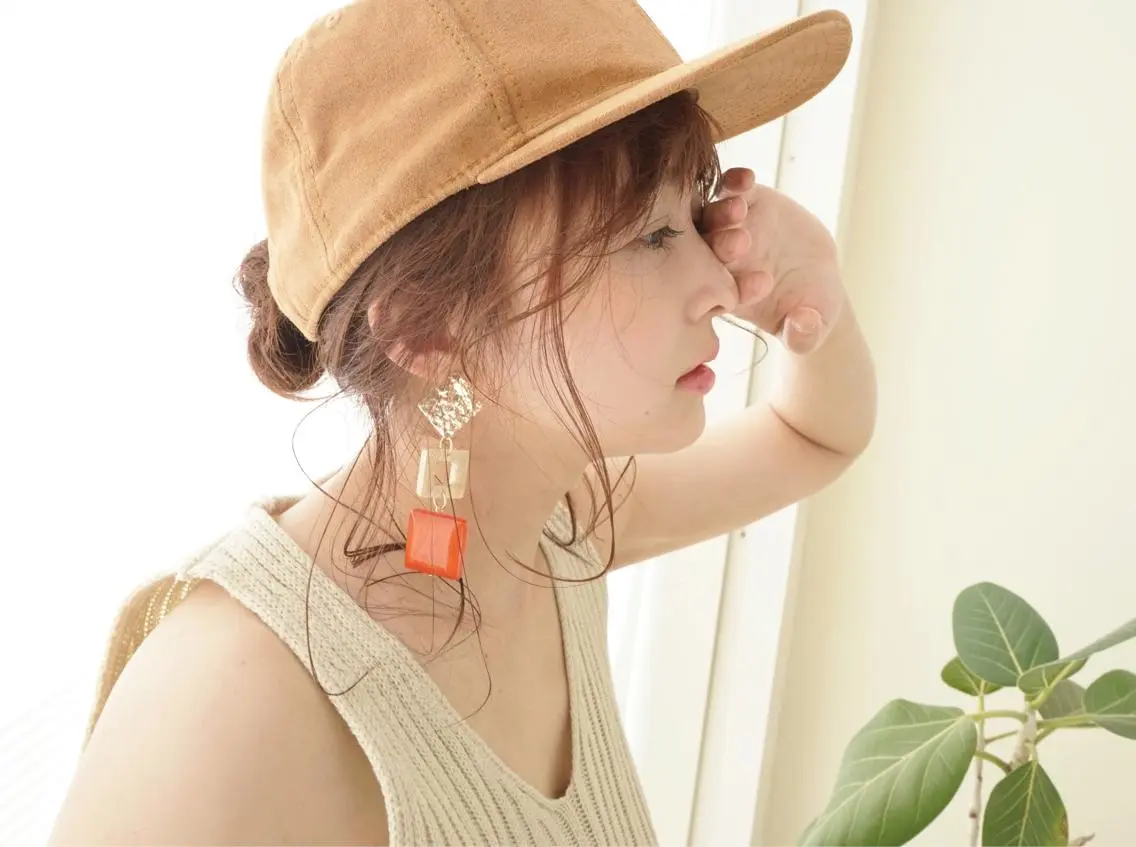 ミディアム ヘアアレンジ 花井 啓好のヘアスタイル