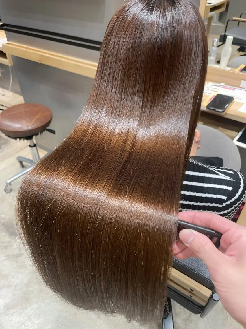 ロング 縮毛矯正 トリートメント 【お悩み解決のプロ】 ハヤシタクミのヘアスタイル